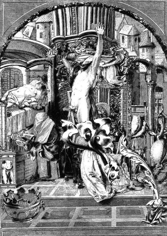 Labyrinth, 1978, Radierung, 28 x 20 cm