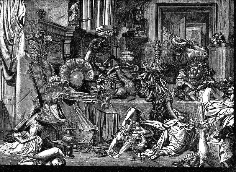 Eines schönen Tages, 1984, Radierung, 28,5 x 36,5 cm