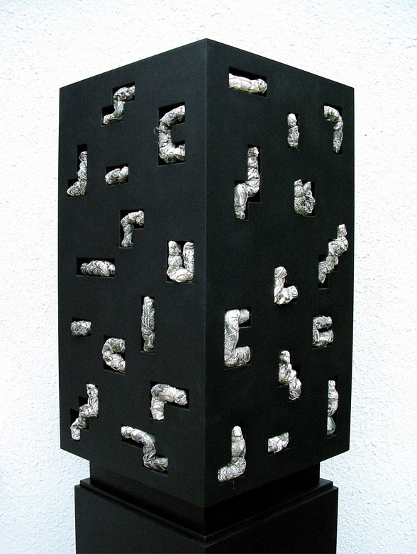 Passgerecht, 1999, Standobjekt, 70 x 35 x 35 cm