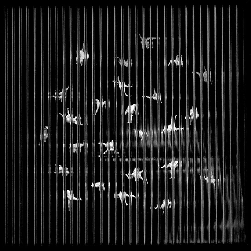 Ballerinenrausch, 2000, Wandobjekt, 20 x 20 cm