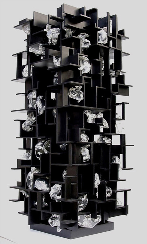 Nischen, 2001, Standobjekt, 68 x 26 x 26 cm