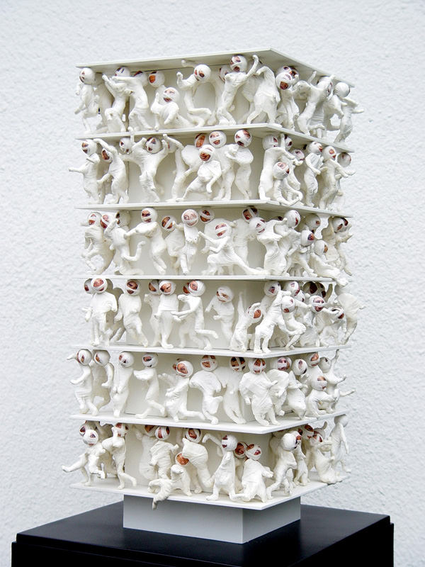 Etabliert, 2003, Standobjekt, 64 x 35 x 35 cm