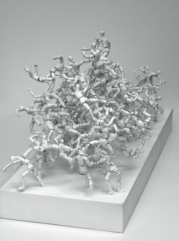 Männer, 2005, Wandobjekt, 28 x 20 x 53 cm