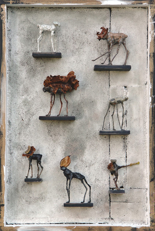 Präparate, 2006, Wandobjekt, 45,5 x 31 cm