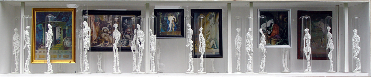 Galerie der verlorenen Bilder, 2007, Standobjekt, 29 x 22 x 126 cm