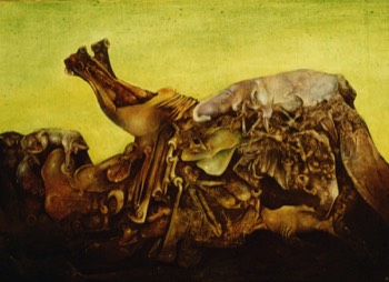  Fundstelle für Zoologen, 1970, 32 x 50 cm 